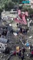 Drone video shows Gaza destruction after 100 days of war