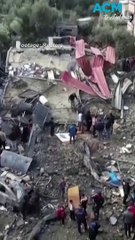 Drone video shows Gaza destruction after 100 days of war