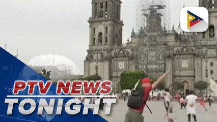 Mexicans fly kites in support of Palestinians