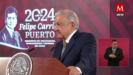 AMLO advierte que el sistema eléctrico está en "cierta emergencia" por tormentas en EU