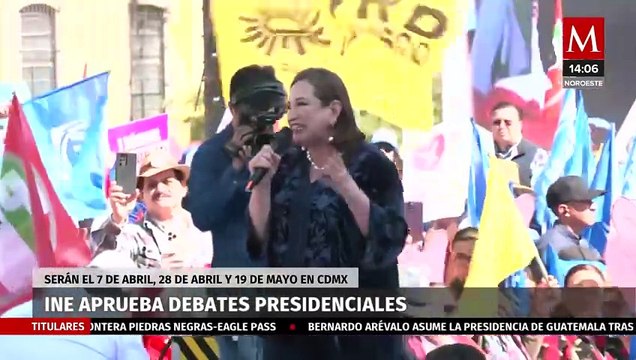 INE informa sobre los lugares donde se realizarán los debates presidenciales