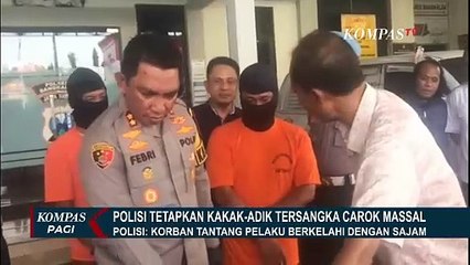 Polisi Tetapkan Kakak-Adik Tersangka Kasus Carok Massal di Bangkalan