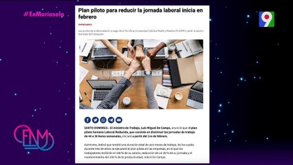 En La Diana: Plan piloto para reducir jornada laboral | ENM