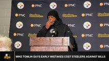 Mike Tomlin Says Early Mistakes Cost Steelers Against Bills