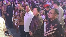 Prabowo Nongkrong di Natal BUMN Bareng Erick Thohir dan Gus Yaqut, Gak Ngomong-ngomong tapi Keren Banget!