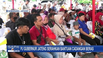 Video herunterladen: Penyerahan Bantuan Pangan Cadangan Beras Pemerintah Jawa Tengah