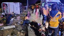 Mersin'de yolcu otobüsü devrildi: 9 kişi öldü, 30 kişi yaralandı