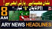 ARY News 8 AM Prime Time Headlines 16th January 2024 |   