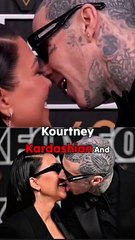 Kourtney Kardashian and Travis Barker lock lips at Emmys 2024