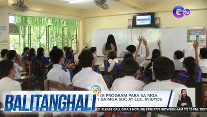 Pagpapalawig sa voucher program para sa mga estudyanteng Grade 11 sa mga SUC at LUC, iniutos ni VP Sara Duterte | BT