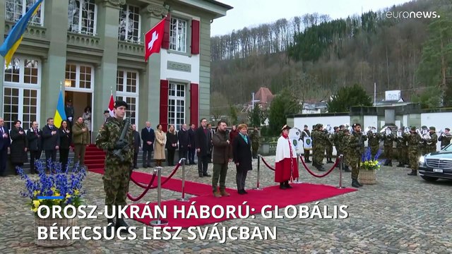 Orosz-ukrán háború: globális békecsúcsot szerveznek Svájcban