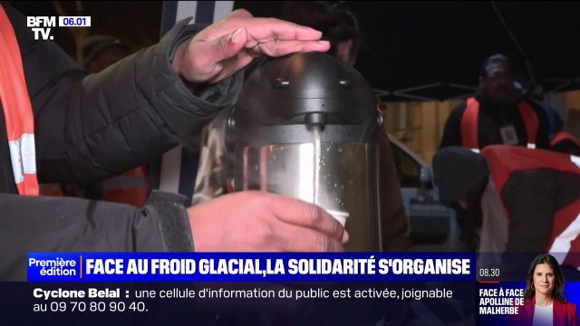 Face au froid, des associations distribuent des repas chauds aux personnes sans-abri