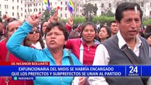 Reacciones en el Congreso tras denuncia que involucra a Nicanor Boluarte