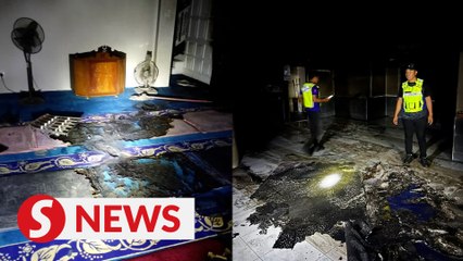 Johor cops investigating fires at mosque, surau