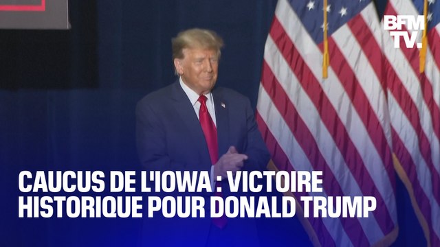 Caucus de l'Iowa: Trump appelle les républicains à s'unir après sa victoire au premier round des primaires