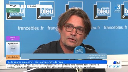 La qualité de l'eau dans la Loire : Jérome Serpoix de l'entreprise Cholton répond aux auditeurs