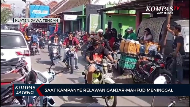 Saat Kampanye Relawan Ganjar-Mahfud Meninggal
