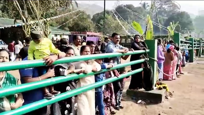 ஆனைமலையில் நடைபெற்ற யானை பொங்கல் விழா; மலைவாழ் மக்கள் முறைப்படி 26 யானைகளுக்கு சிறப்பு மரியாதை