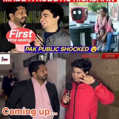 India made robotic rickshaw Pak public reaction video!!