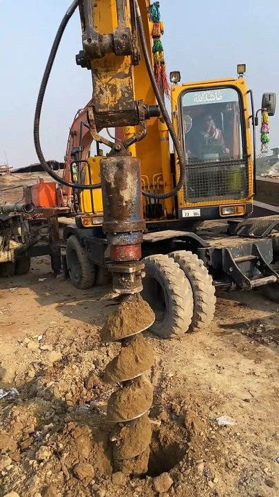 Excavator Drilling Testing #excavator #mechanic #ytshorts #shortsvideo