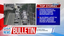 LTFRB, bineberipika ang mga ulat na may mga insidente ng panghaharang sa mga pasaherong pa-Metro Manila | GMA Integrated News Bulletin