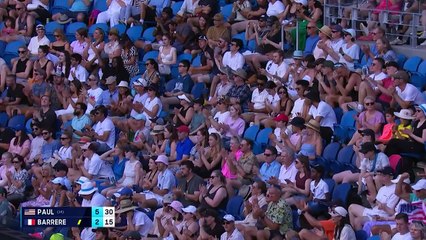Tommy Paul - Gregoire Barrere - Les temps forts du match - Open d'Australie