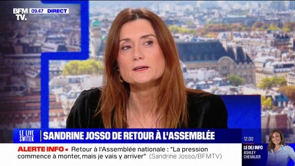 Soumission chimique: Sandrine Josso dénonce "un fléau" qui peut arriver "à n'importe quel âge"