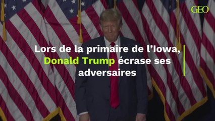 Un triomphe : Donald Trump écrase ses adversaires lors de la primaire de l'Iowa