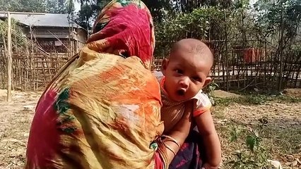 Sitting on mother's lap and having fun with father. Rayhan Nadir Rana