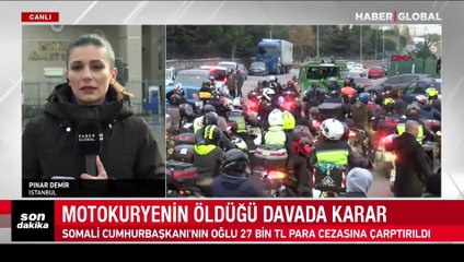 Kurye Yunus Emre Göçer'i öldüren Somali Cumhurbaşkanının oğlu, 27 bin 300 TL para cezasına çarptırıldı