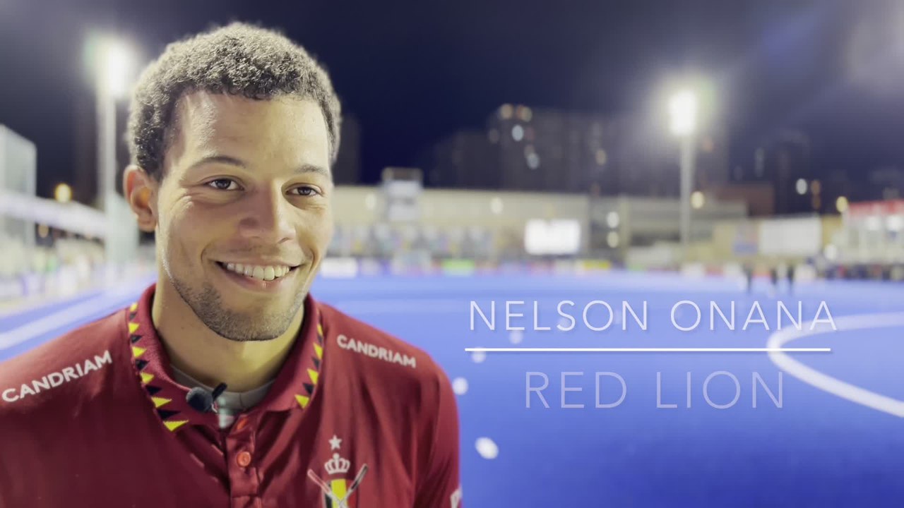 Nelson Onana après la succès des Red Lions contre l'Irlande