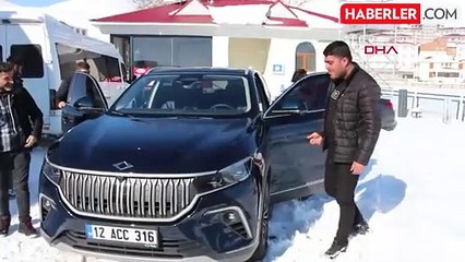 Togg, Karlıova'da karlı yollarda test edildi