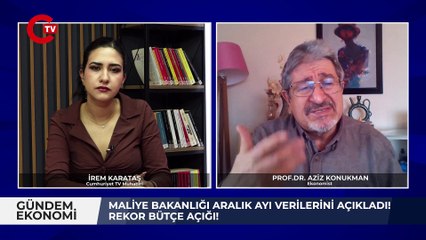 Maliye Bakanlığı rekor bütçe açığı verdi! Prof. Dr. Konukman sert çıktı! "Seçim rüşvetleri dağıtıldı"