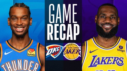 Lakers Edge Out Thunder 112-105 in Exciting Victory 🏀