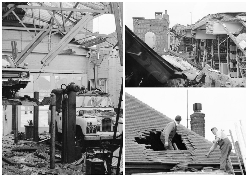 The explosion which rocked Sunderland