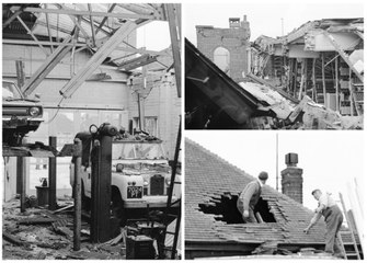 The explosion which rocked Sunderland