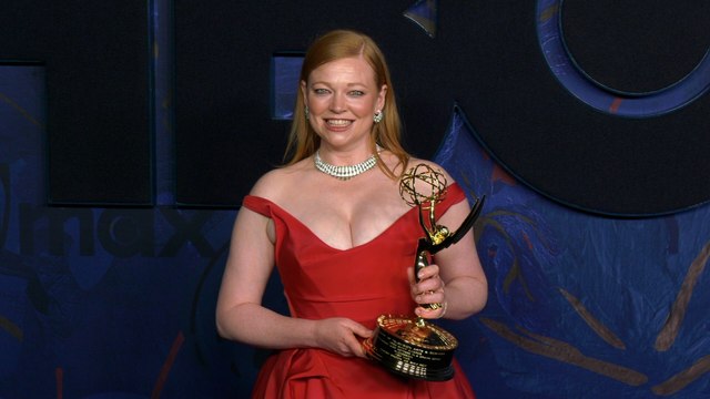 Sarah Snook HBO & Max Post-Emmy Celebration Blue Carpet