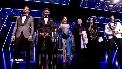 لحظة تتويج ماريو الحاج بلقب ملك جمال لبنان 2024