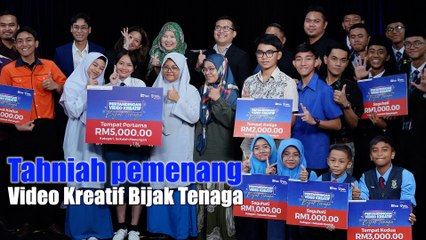 Tahniah semua pemenang Video Kreatif Bijak Tenaga!
