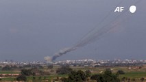 إطلاق صواريخ من قطاع غزة باتجاه إسرائيل
