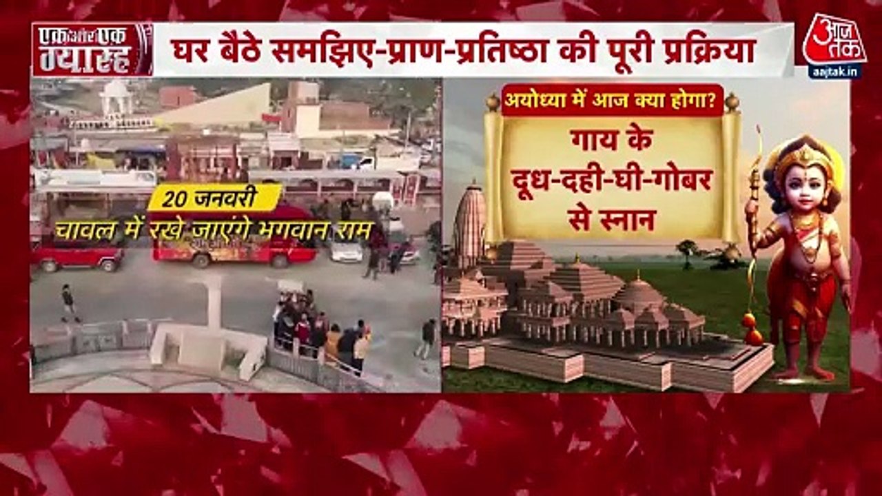 Ram Mandir: 108 feet incense stick lit in Ayodhya