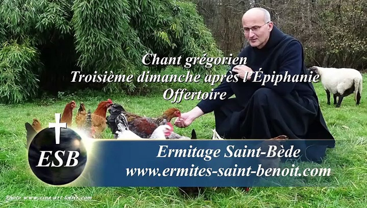 Offertoire Dextera Domini du Troisième dimanche après l’Épiphanie - Ermitage Saint-Bède - Jean-Claude Guerguy pour Ciné Art Loisir.