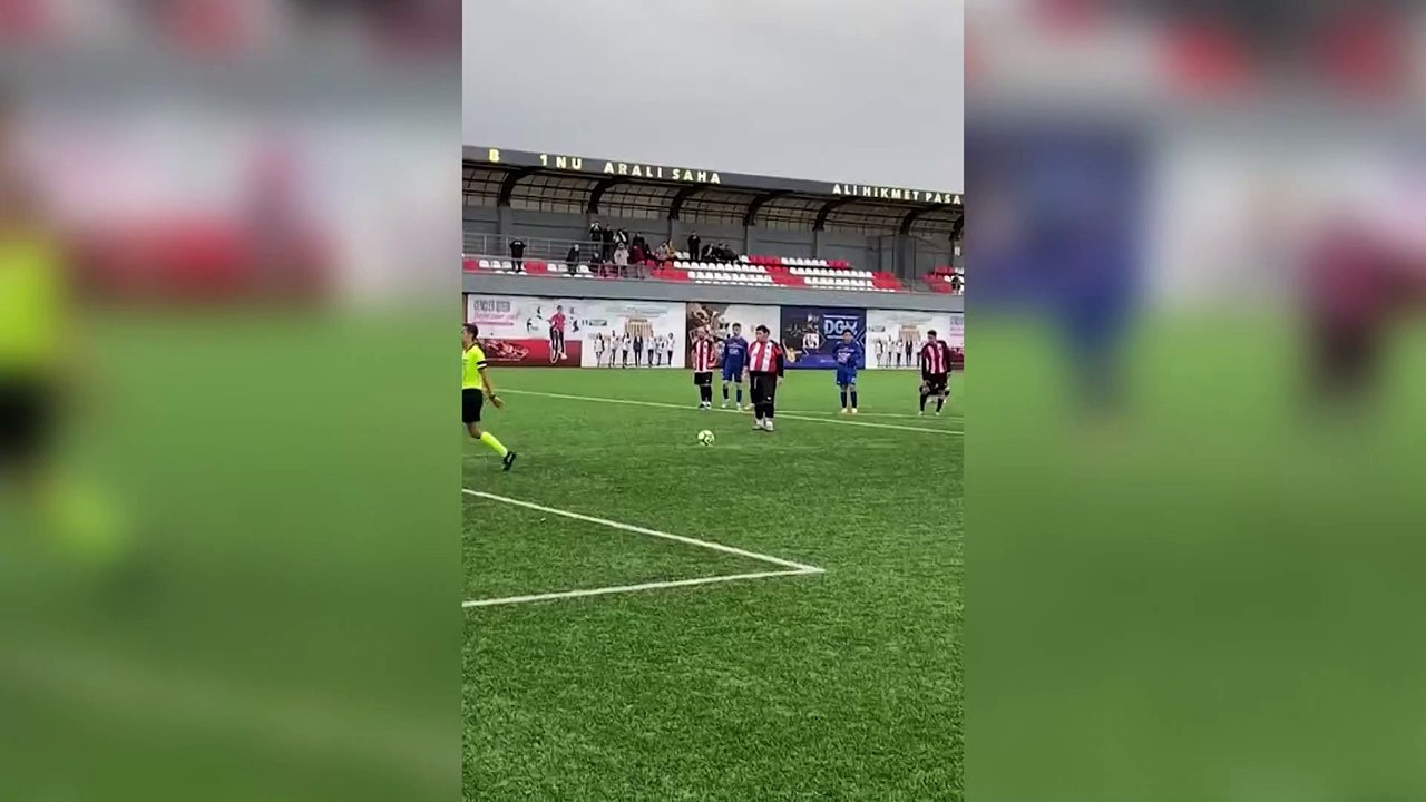 Ceylanspor’un forveti Hasan Kılıç, attığı gol sonrası gündem oldu