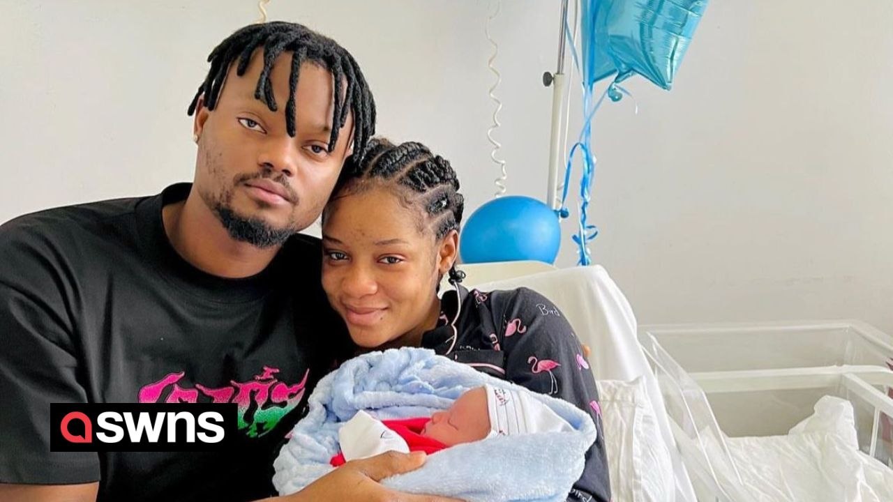 Black mum with albino baby born with ginger hair dyes her own "so he doesn't feel left out"