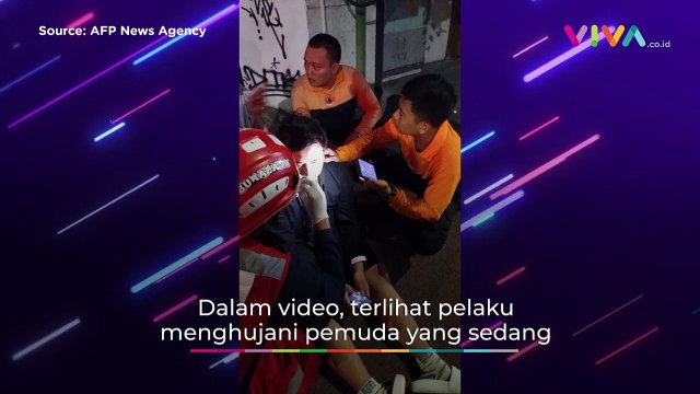 DETIK-DETIK Massa Misterius Keroyok 2 Remaja di Surabaya