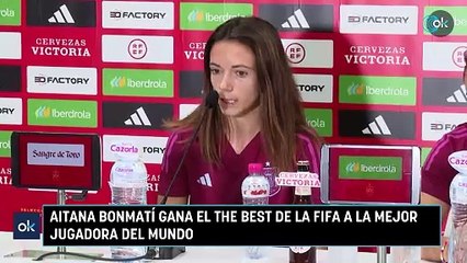 Aitana Bonmatí gana el The Best de la FIFA a la mejor jugadora del mundo