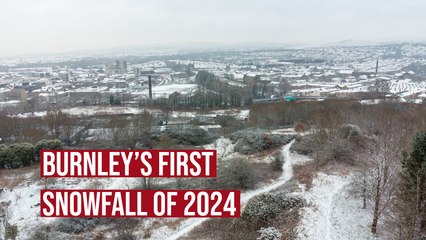 Burnley Welcomes First Snowfall of 2024 ❄️