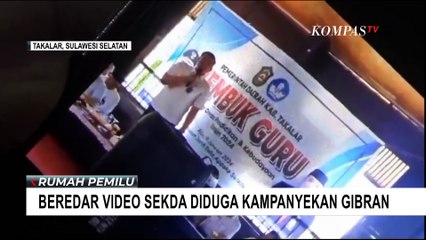 Beredar Video Sekda Takalar Diduga Kampanyekan Gibran di Hadapan Guru