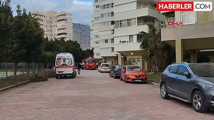 Antalya'da 10 Katlı Apartmanda Yangın Çıktı