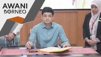 Tengku Hassanal mencemar duli Muzium Budaya Borneo